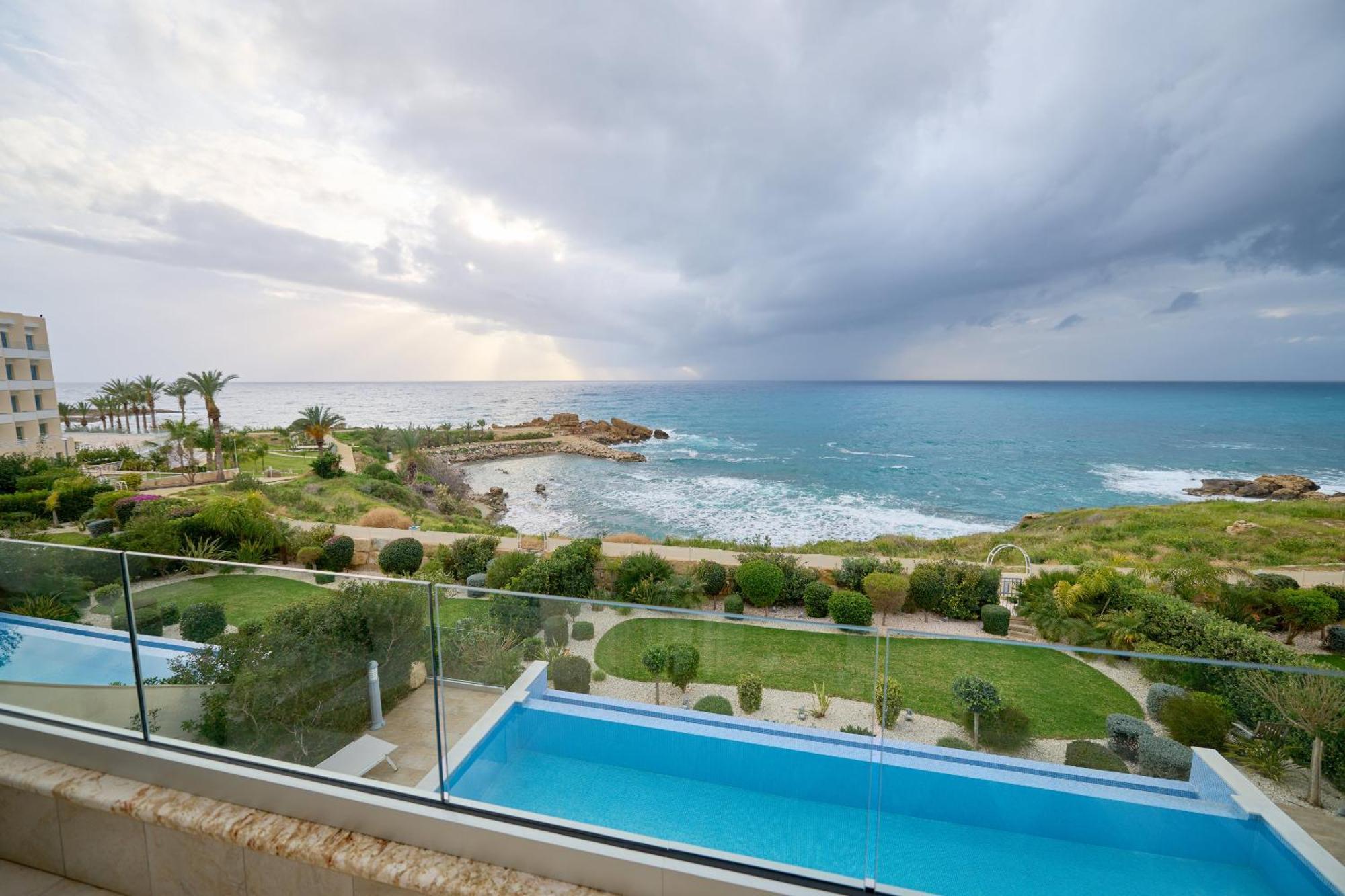 Olymp Luxury Villa D - Luxury Escape With Direct Beach Access And Unique Sunsets Paphos Exterior foto